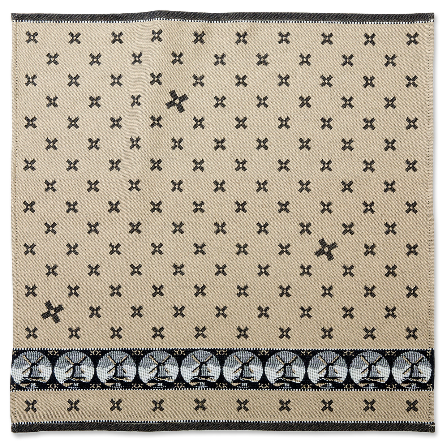 Woven Windmill | Theedoek | Zwart