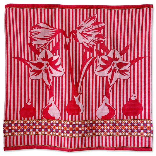 Amaryllis  | Theedoek | Rood