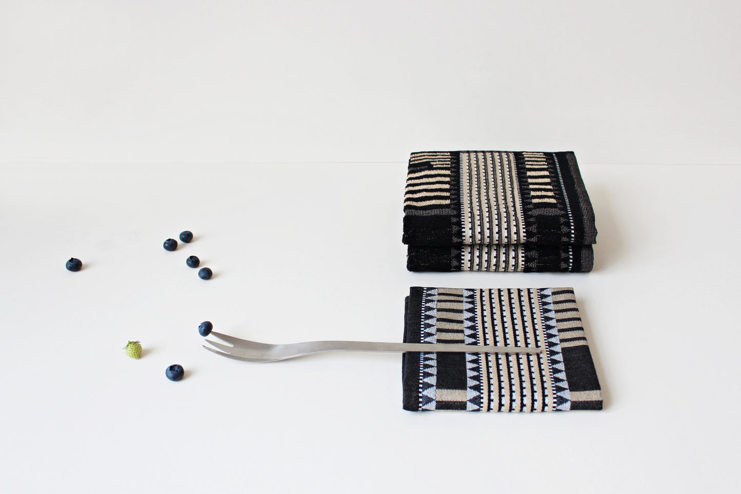 Baan-Brekend | Hand- & theedoek | Zwart