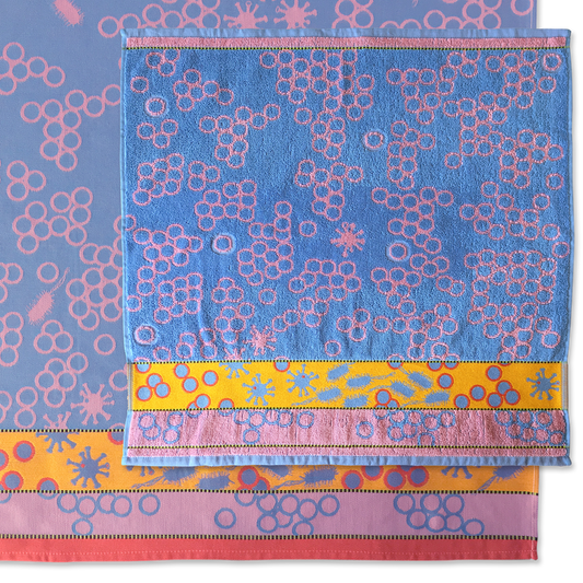 Bella Salmonella | Hand- & theedoek | Roze