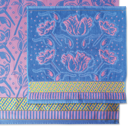 La Bomba Tulipa | Hand- & theedoek | Roze
