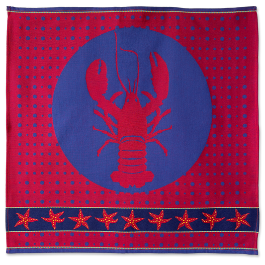 Lazy Lobster | Theedoek | Royal Blue