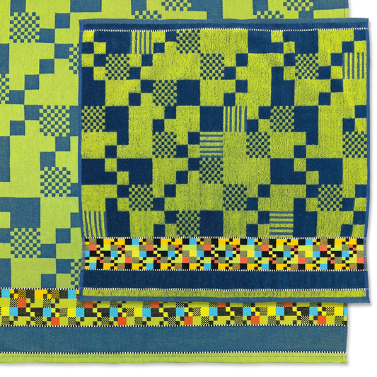 Soft Square | Hand- & theedoek | Petrol